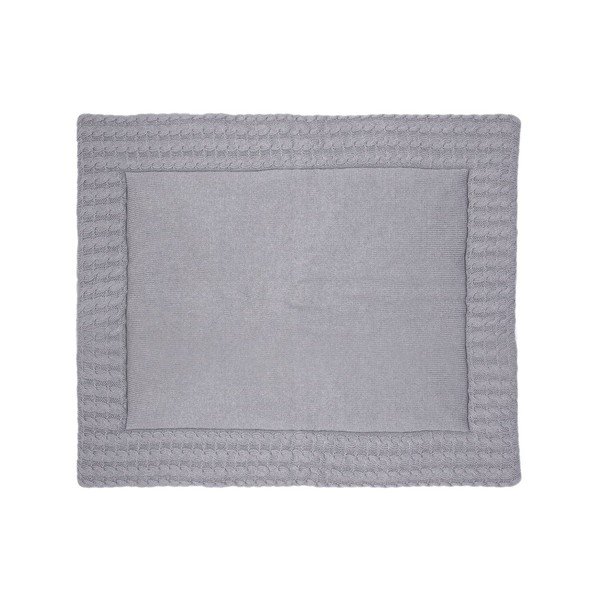 Tappeto da gioco in cotone grigio, 70 x 90 cm - Kindsgut-image-2