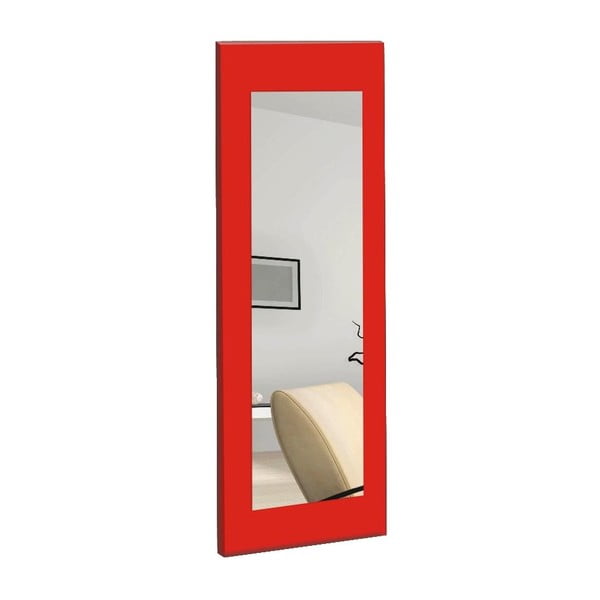 Specchio da parete con cornice rossa Chiva, 40 x 120 cm - Oyo Concept
