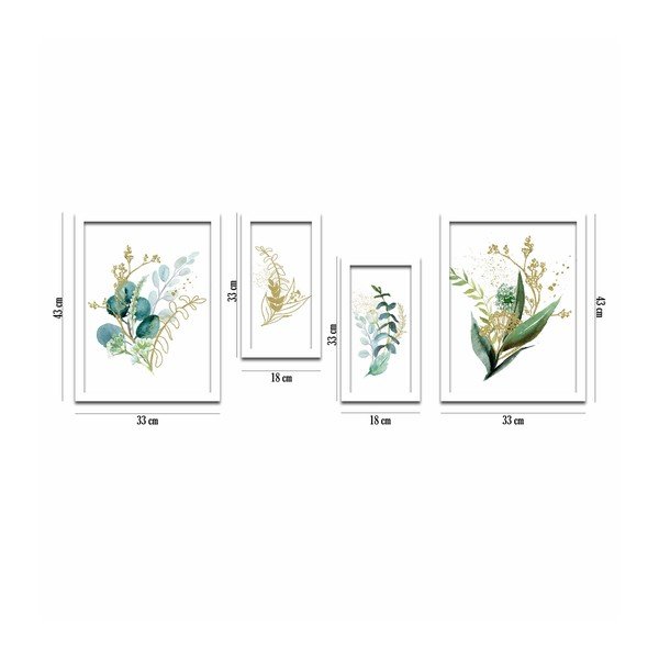 Set di 4 poster 33x43 cm - Wallity-image-2