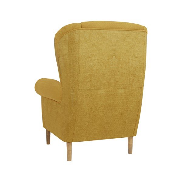 Poltrona con braccioli gialla Swan – Ropez-image-2