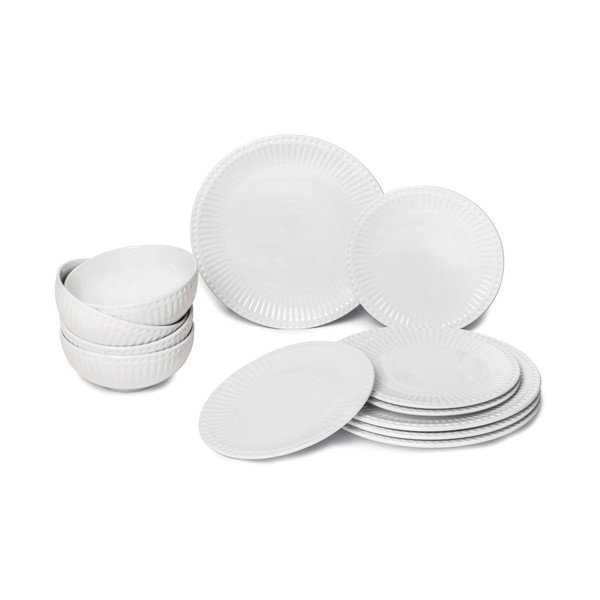 Set da pranzo in porcellana 12 pz Purita – Bonami Essentials-image-3