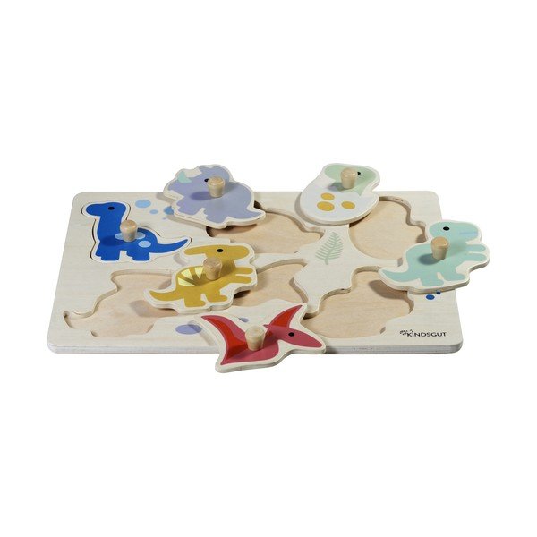Puzzle in legno (6 pezzi) Dinosaurs - Kindsgut-image-1