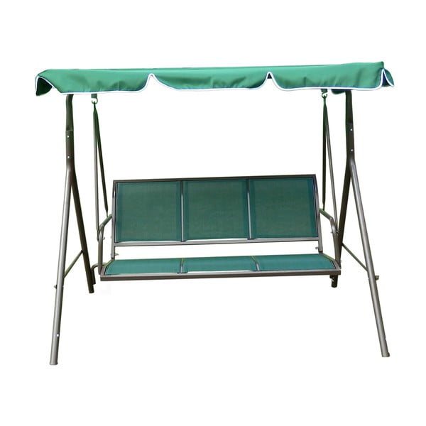 Altalena da giardino in metallo verde Confort - Rojaplast-image-2