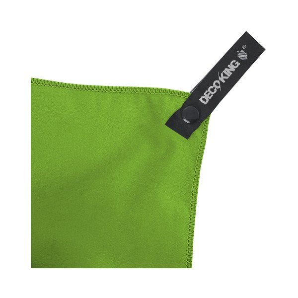 Asciugamano ad asciugatura rapida verde lime EKEA, 60 x 120 cm - DecoKing-image-2