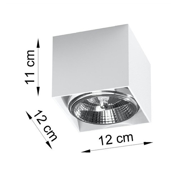 Apparecchio da soffitto bianco Jerry - Sollux-image-2