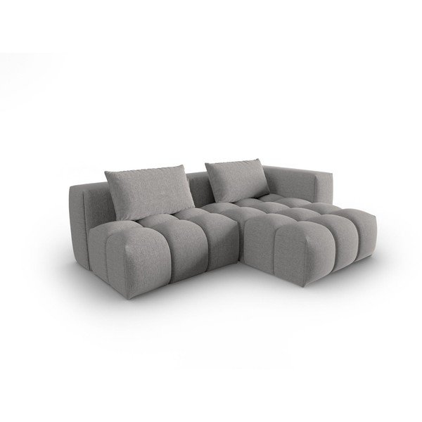 Divano angolare grigio (con penisola a destra/con chaise lounge) Verona – Cosmopolitan Design
