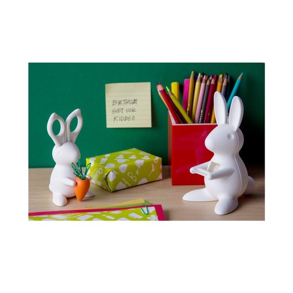 Držák na lepicí pásku Bunny, bílý-image-1