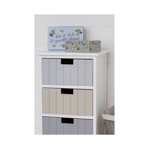 Set di 2 scatole di latta, 13 x 20 cm Alicia - Premier Housewares-image-2