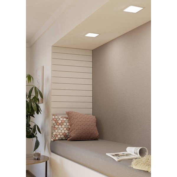 Plafoniera LED/da incasso bianca 17x17 cm FUEVA 5 – EGLO-image-1
