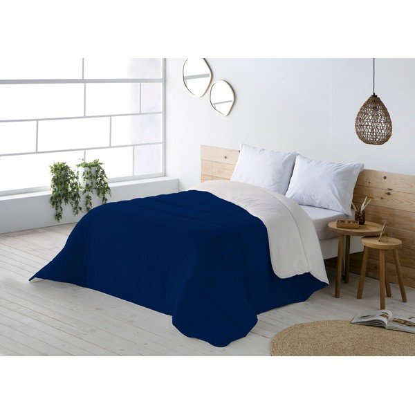 Copriletto matrimoniale Bella blu e beige, 270 x 200 cm - Boheme-image-1