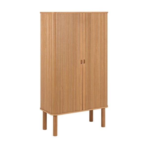 Armadio in rovere con ante scorrevoli in colore naturale 80x145 cm Langley - Actona-image-2