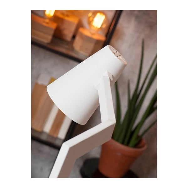 Lampada da terra bianca con paralume in metallo (altezza 143 cm) Biarritz - it's about RoMi-image-4