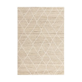 Tappeto in lana di colore naturale 160x230 cm Noah - Asiatic Carpets
