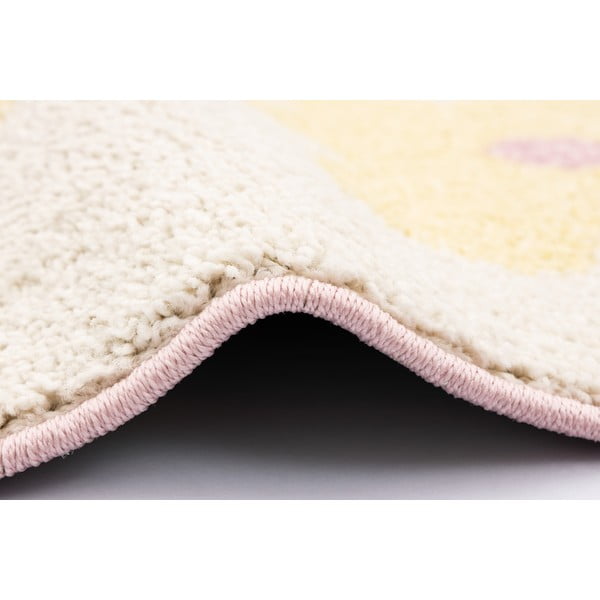 Tappeto per bambini giallo e avorio 80x150 cm Dazzy Vanilla – FD-image-2