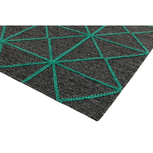 Tappeto nero e verde Prisma, 120 x 170 cm - Asiatic Carpets-image-4