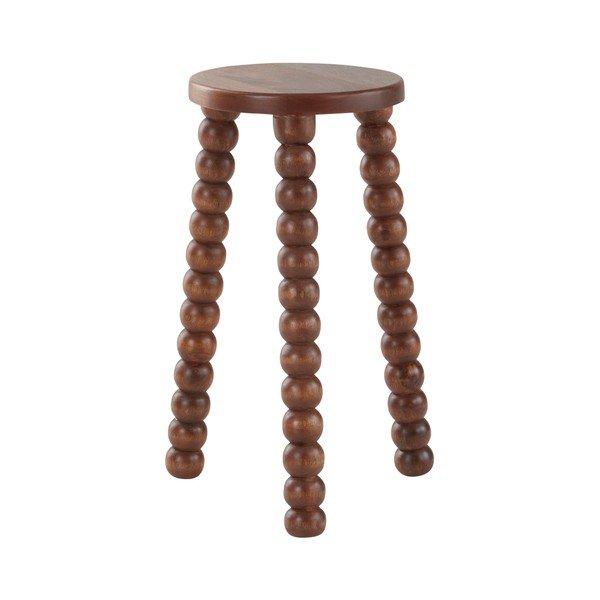 Tavolino rotondo in mango massiccio ø 30 cm Carbis – Jotex