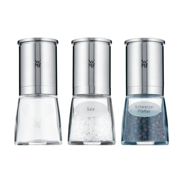 Set di 3 macine in acciaio inox Cromargan® Deluxe, altezza 14 cm De Luxe - WMF