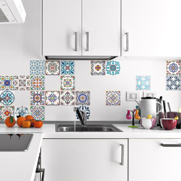 Set di 24 adesivi Madeira, 15 x 15 cm - Ambiance-image-2