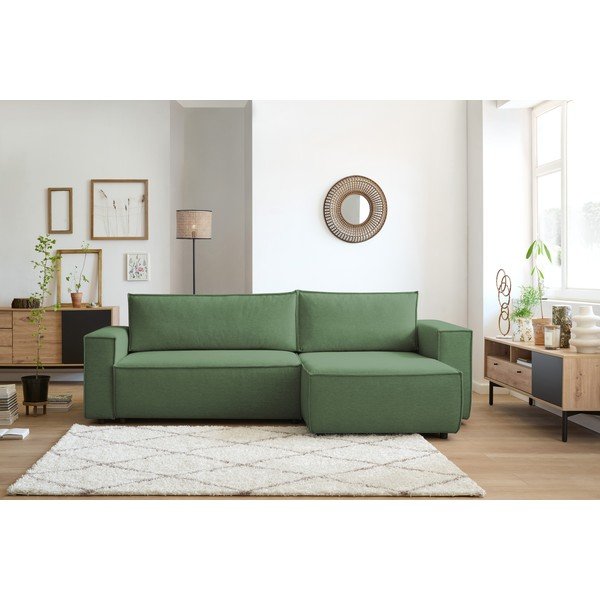 Divano letto verde (variabile) Nihad structural - Bobochic Paris-image-1