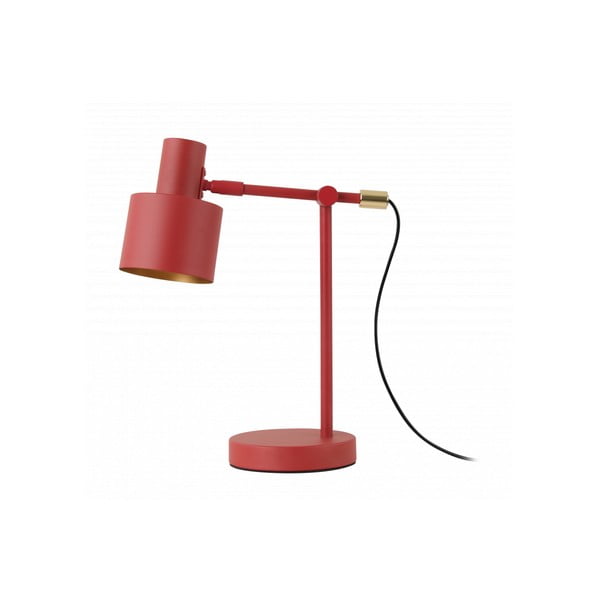 Lampada da tavolo rossa con paralume in metallo (altezza 35 cm) Selvia II - GTV