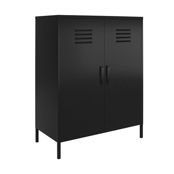 Mobile in metallo nero 40x102x80 cm Mission District - Støraa-image-2