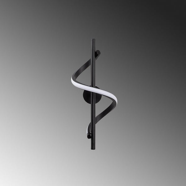 Lampada da parete LED nera Likma – Opviq lights-image-1