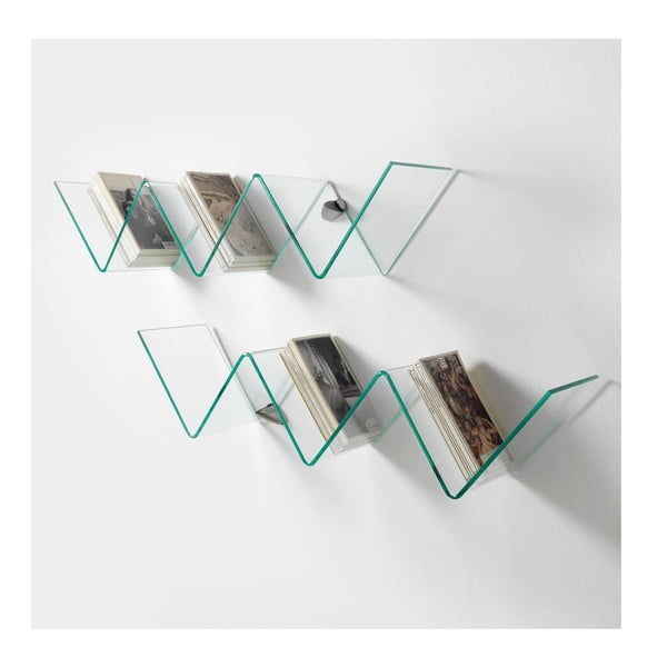 Mensola in vetro Zig Zag - Tomasucci-image-1