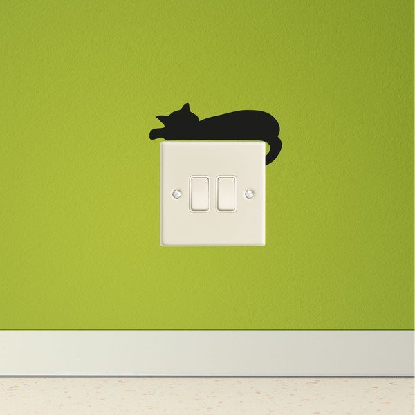 Gatto addormentato mini adesivo - Ambiance-image-1