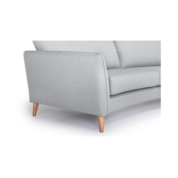 Divano grigio chiaro 245 cm Paris - Scandic-image-4
