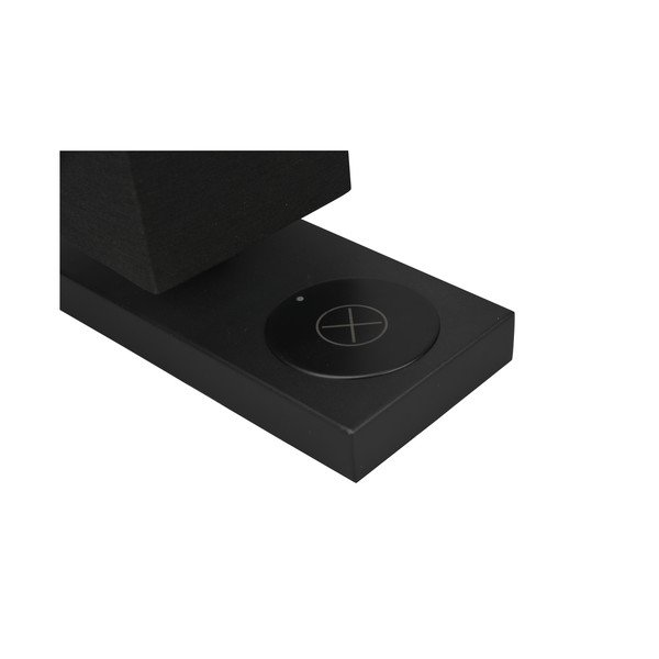 Lampada da tavolo nera opaca con caricatore wireless (altezza 35 cm) Haley - Reality-image-3