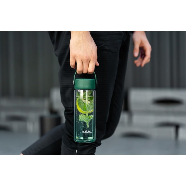 Bottiglia verde in vetro 350 ml Fuori – Vialli Design-image-2