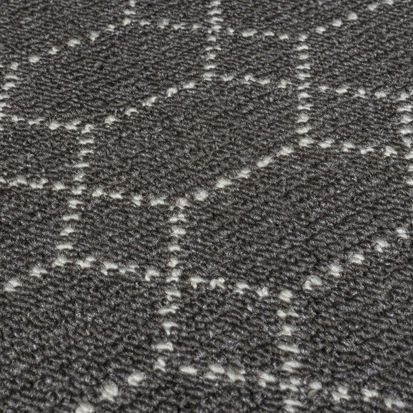 Runner lavabile grigio scuro 57x230 cm Argyll - Flair Rugs-image-4