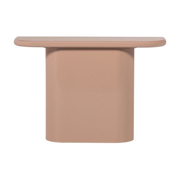 Tavolo consolle rosa chiaro lucido 30x120 cm Nocta – WOOOD-image-3