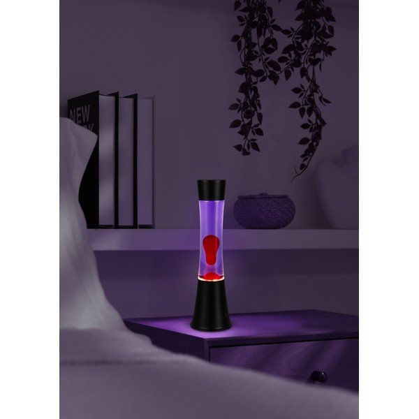 Lava lamp LED nera (altezza totale 39,5 cm) Etna – Reality-image-1
