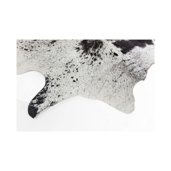 Tappeto in pelle bovina bianca e marrone, 190 x 150 cm Hide - Kare Design-image-1