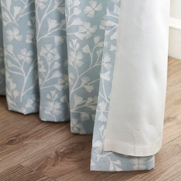 Tende in set blu 2 pz 168x183 cm Brooke Floral – Catherine Lansfield-image-2