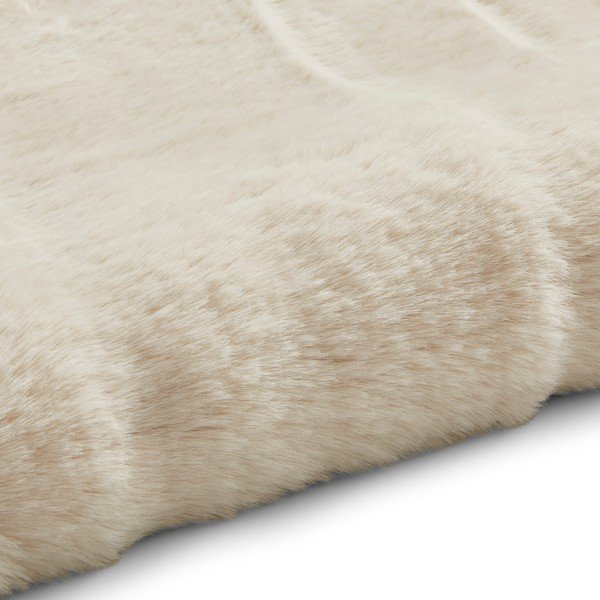 Tappeto bianco crema , ⌀ 120 cm Teddy - Think Rugs-image-3