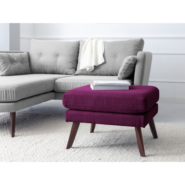 Sgabello viola Elena - Mazzini Sofas-image-1