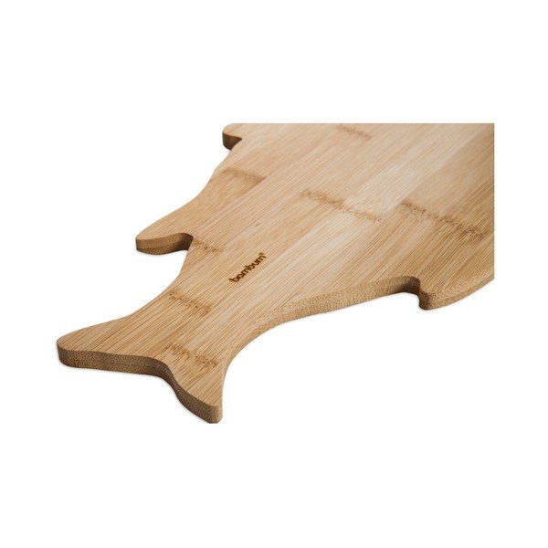 Servírovací podnos z bambusového dřeva ve tvaru ryby Bambum-image-2