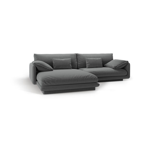 Divano angolare grigio scuro (angolo sinistro) Torino - Micadoni Home-image-2