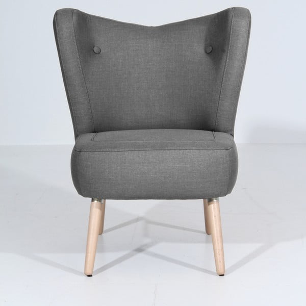 Poltrona grigia Sari - Max Winzer-image-1