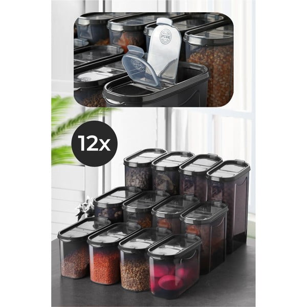 Barattoli per farina/pasta in set da 12 - Hermia-image-1