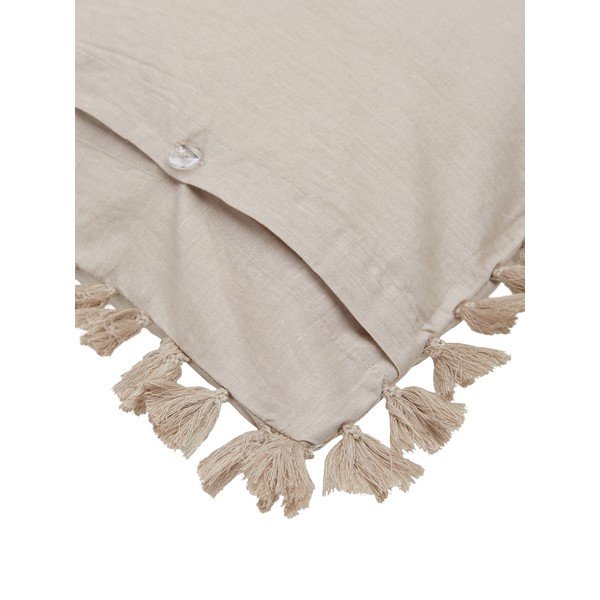 Set di 2 federe decorative beige in cotone ranforce , 40 x 80 cm Polly - Westwing Collection-image-3