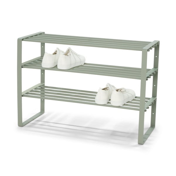 Scarpiera in metallo grigio-verde Rex - Spinder Design