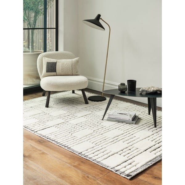 Tappeto in lana beige 170x120 cm Empire - Asiatic Carpets-image-2