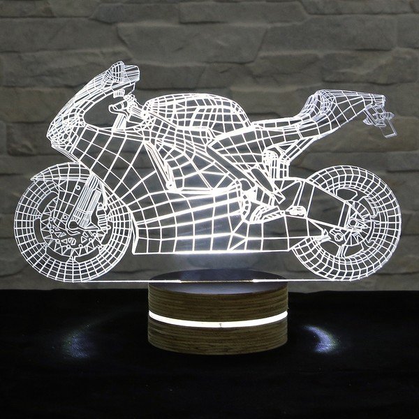 3D stolní lampa Moto