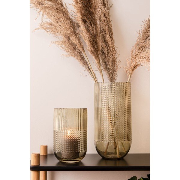 Vaso in vetro verde, altezza 30 cm Attract - PT LIVING-image-1