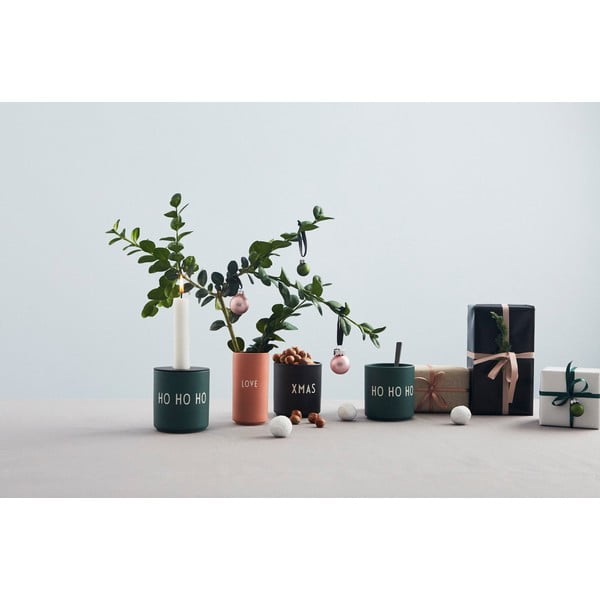 Tazza in porcellana verde scuro Preferito Ho Ho Ho - Design Letters-image-3