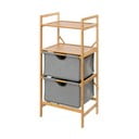 Scaffale grigio/colore natuarale in bambù da bagno 44x96 cm Bahari – Wenko