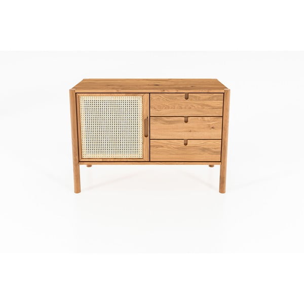 Cassettiera bassa in rovere 97x69 cm Pola - The Beds-image-2